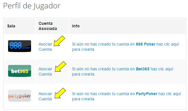 perfil jugador in asd