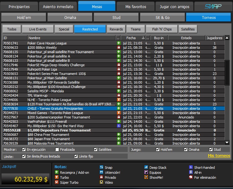 torneo principiantes