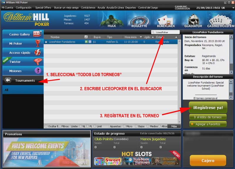 torneo exclusivo liceopoker