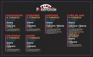Poker Chile Calendario de Torneos
