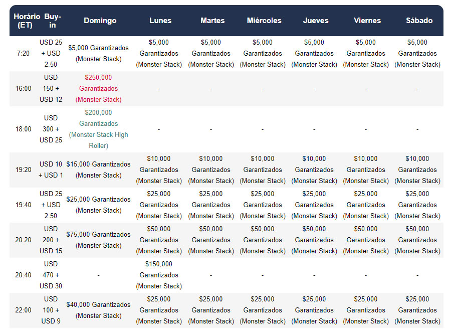 calendario monsterstack