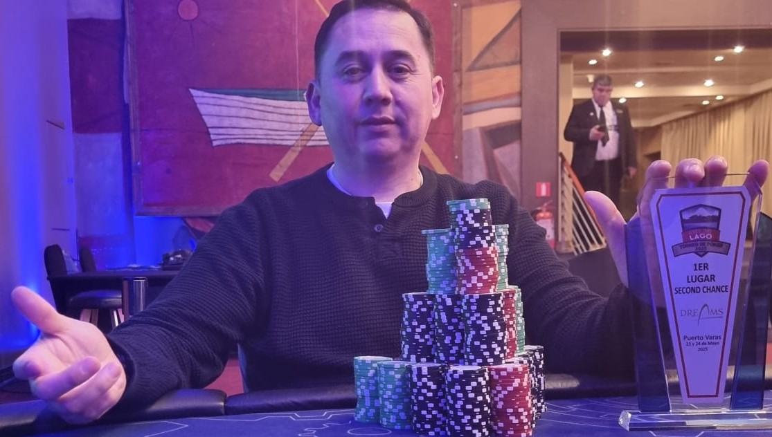 Jaime Velásquez, ganador del Second Chance "Ases del Lago" en Dreams Puerto Varas.