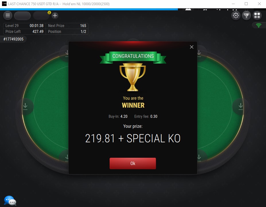 Angelo Morales ganó el torneo de US$4.5 y multiplicó por 100 el valor del buy in.