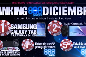 ranking diciembre 888poker