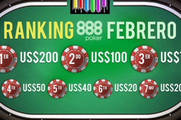 ranking febrero 888poker